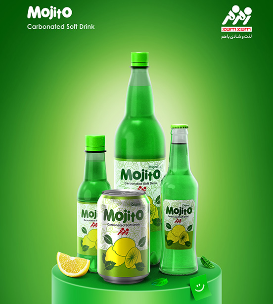 Mojito Carbonated Soft Drink – Zamzam IRAN